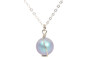Sterling Silver Light Blue Pearl Necklace - Available with Matching Earrings and Other Metal Options