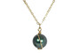 Gold Tahitian Pearl Necklace - Available with Matching Earrings and Other Metal Options