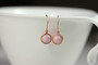 Rose Gold Light Pink Pearl Necklace - Available with Matching Earrings and Other Metal Options