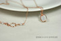 Rose Gold White Opal Crystal Stud Earrings  - Available with Matching Necklace and Other Metal Options