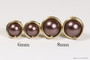 Sterling Silver Chocolate Brown Pearl Stud Earrings - Available in 2 Sizes and Other Metal Options
