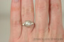 Sterling Silver Iridescent Dove Grey Pearl Ring - Other Metal Options Available
