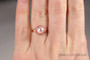 Gold Light Pink Pearl Ring - Other Metal Options Available