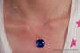 Sterling Silver Bermuda Blue Crystal Dangle Earrings - Available with Matching Necklace and Other Metal Options