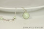 Sterling Silver Light Green Pearl Earrings - Available with Matching Necklace and Other Metal Options