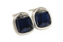 Sterling Silver Navy Blue Crystal Stud Earrings - Available with Matching Necklace and Other Metal Options
