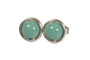 Jade Green Stud Earrings Sterling Silver or Gold Filled- Available in 3 Sizes