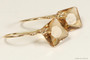 14K yellow gold filled light Colorado topaz crystal dangle earrings handmade by Jessica Luu Jewelry