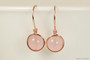 Rose Gold Rose Quartz Necklace - Available with Matching Earrings and Other Metal Options