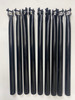 Extend-A-Post - 1-5/8" OD Pipe Extension 2' Long -  Black - Use With 1-5/8" Top Rail - 6 Pack 