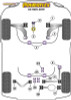 Powerflex Track Front Wishbone Rear Bushes Anti-Lift & Caster Offset - CC (2012 - 2017) - PFF85-502G-5BLK