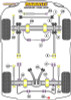 Powerflex Heritage Front Bump Stop Standard - 60mm - Discovery 1 (1989-1998) - PF32-130-60H