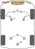 Powerflex Track Rear Diff Front Mounting Bush  - F01 7 Series (2007 - ) - PFR5-6032BLK