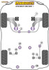 Powerflex Rear Subframe Rear Mounting Bushes  - Ateca Multi-Link (2016-ON) - PFR85-528