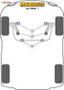 Powerflex Track Front Wishbone Front Bushes - KA+ (2016-ON) - PFF19-1501BLK