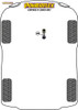 Powerflex Track Lower Torque Mount - Espace V (2015 on) - PFF60-8026BLK
