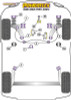 Powerflex Track Upper Engine Mount Insert - Bora 2WD (1997 - 2006) - PFF85-440BLK