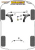 Powerflex Track Front Anti Roll Bar Bushes 23.2mm - Elantra GT GD (2012 - 2015) - PFF26-103-23.2BLK