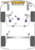 Powerflex Track Steering Rack Mounting Bush - Polo MK5 6R/6C (2009 - 2017) - PFF85-633BLK