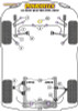 Powerflex Rear Subframe Mounting Bush - A4 Avant Quattro (1995-2001) - PFR3-122