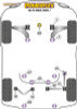 Powerflex Track Front Wishbone Rear Bushes - Q3 F3 (2018 on) - PFF85-802BLK