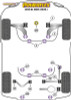 Powerflex Track Rear Tie Bar Inner Bushes - Leon KL 4WD (2020 on) - PFR85-812BLK