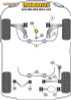 Powerflex Lower Torque Mount Small Bush - Golf Mk8 2wd Multi-Link - PFF3-1320