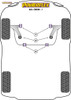 Powerflex Track Front Wishbone Rear Bush - KA+ (2016-ON) - PFF19-2202BLK
