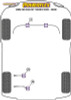 Powerflex Front Roll Bar/Subframe Strengthening Support Plate - E65/E66/E67 7 Series (2001 - 2008) - PFF5-4203PLT