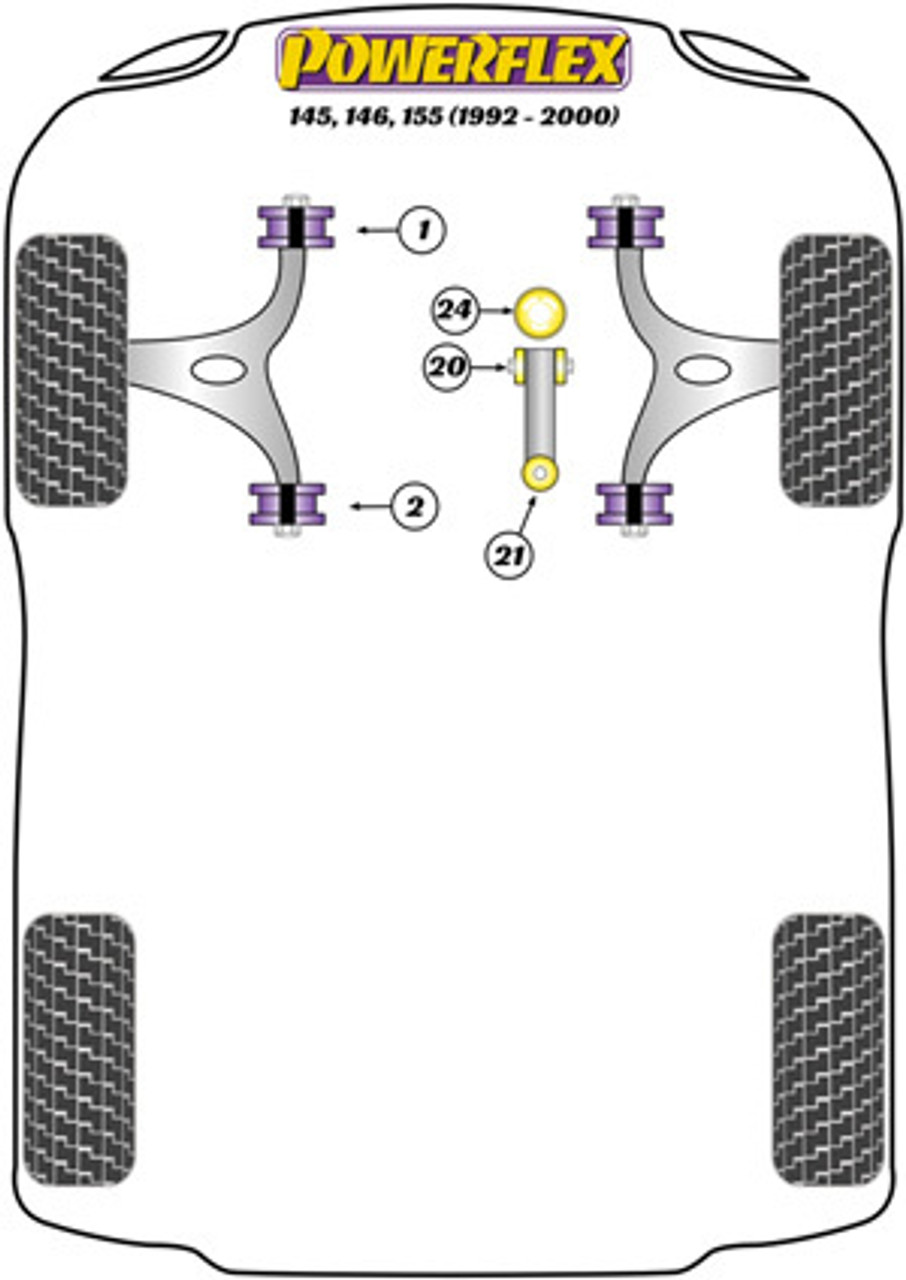 Powerflex Diagram 145, 146, 155 (1992-2000)