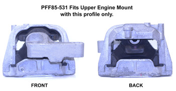 Powerflex Upper Engine Mount Insert  - Jetta Mk5 1K (2005-2010) - PFF85-531