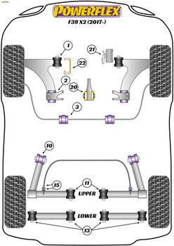 Powerflex Powerflex Handling Pack  - F39 X2 (2017 - ON) - PF5K-1009