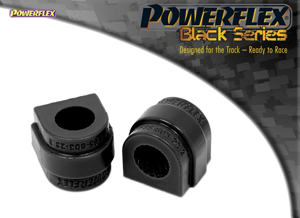 Powerflex Track Front Anti Roll Bar Bushes 23.2mm - A3 FWD With Multi-Link 8Y (2020 on) - PFF85-803-23.2BLK