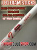 18" CUSTOMIZED FOAM STICKS - 3FUNCTION L.E.D. (FREE COLOR PRINT, FREE 2 SIDED)