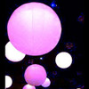 NIGHTCLUB, DECOR,INFLATABLE, INFLATEABLE, BLOW UP, BALLOON, CIRCULAR, ROUND, SPHERE, BALL, LED, ILLUMINATED, REMOTE, HANGING