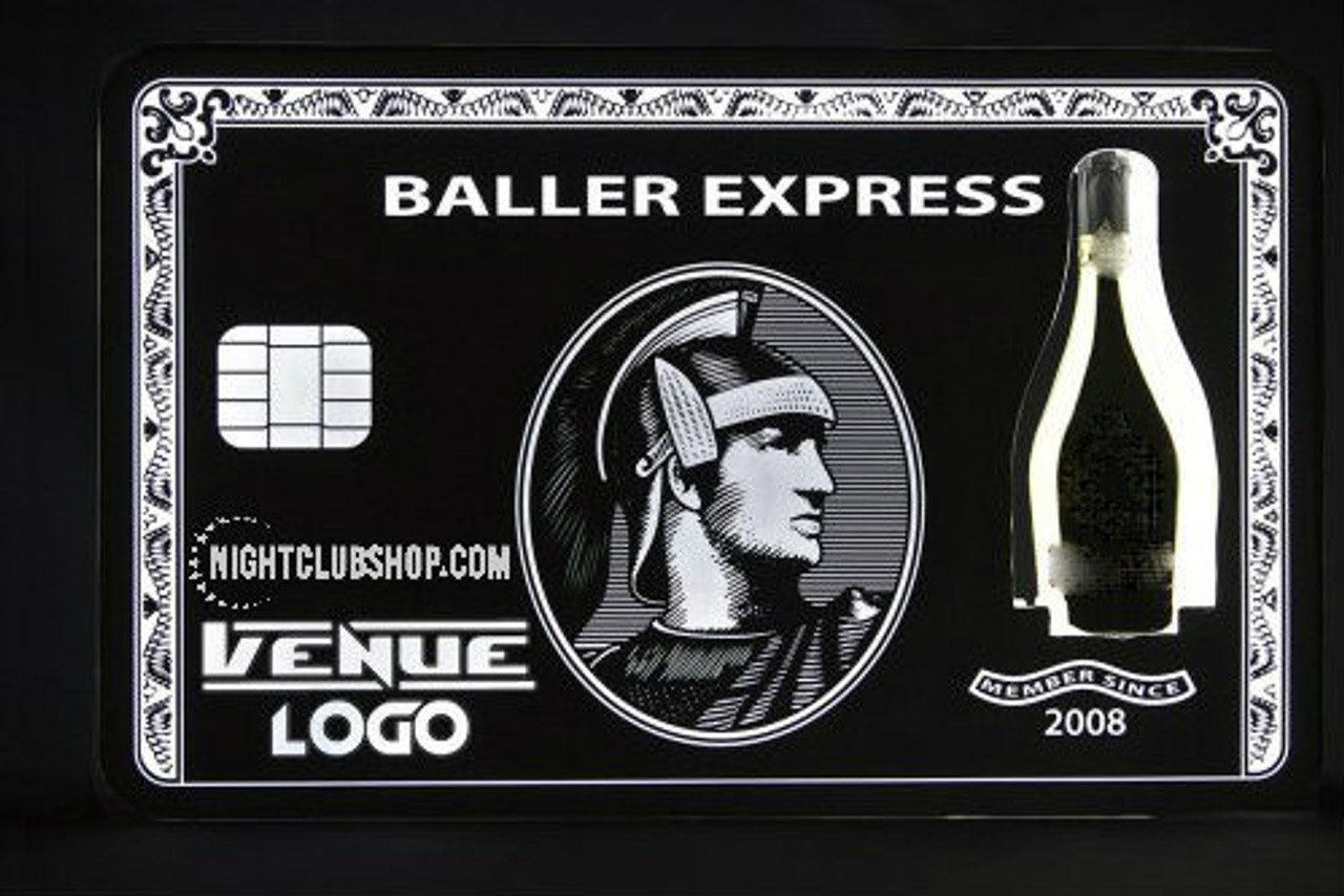 VIP BLACK CARD BOTTLE EXPRESS PRESENTER  750 mL