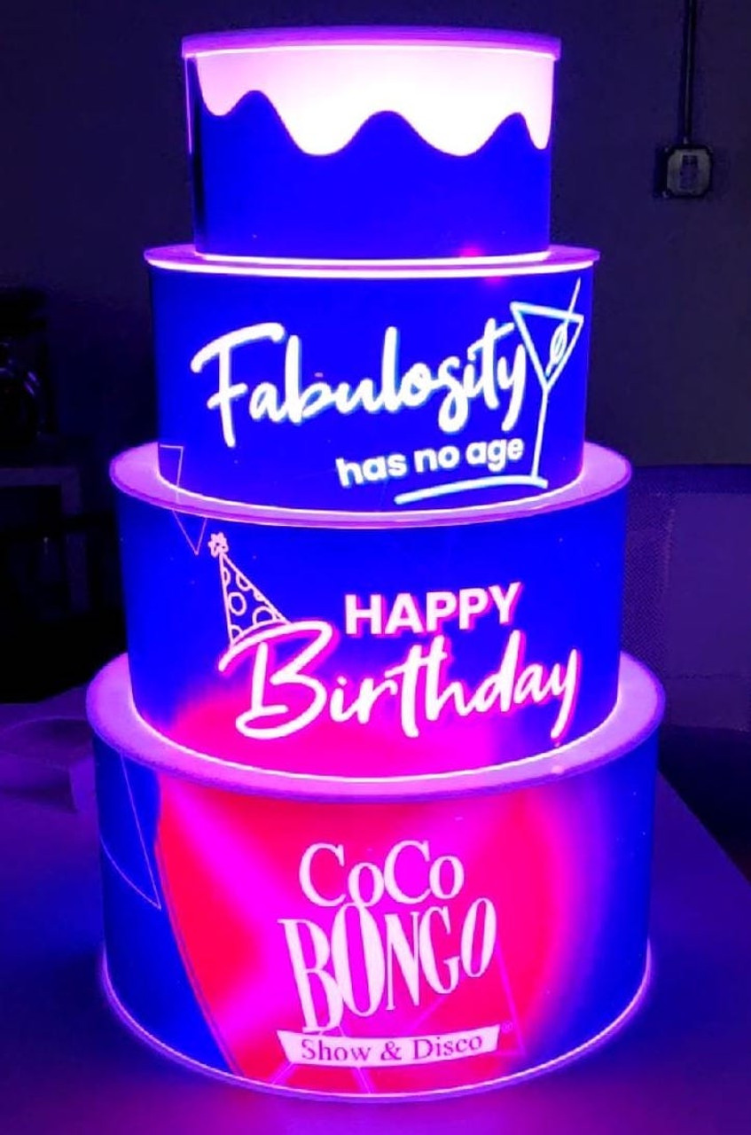 Happy, Birthday, Celebration, Cake, LED, RGB, Remote, Controlled, Bottle, Service, Delivery, RF, Nightclub, Nightlife, Nightclubshop, Club, Bar, Casino, Hotel, Bizcocho, Bizcochito