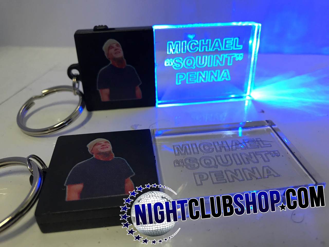 Personalized light up keychains clearance