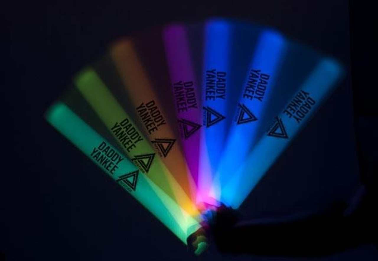 15/30/50/100/200 CUSTOM LED Foam Glow Sticks 16 Inch 3 Modes -  Israel