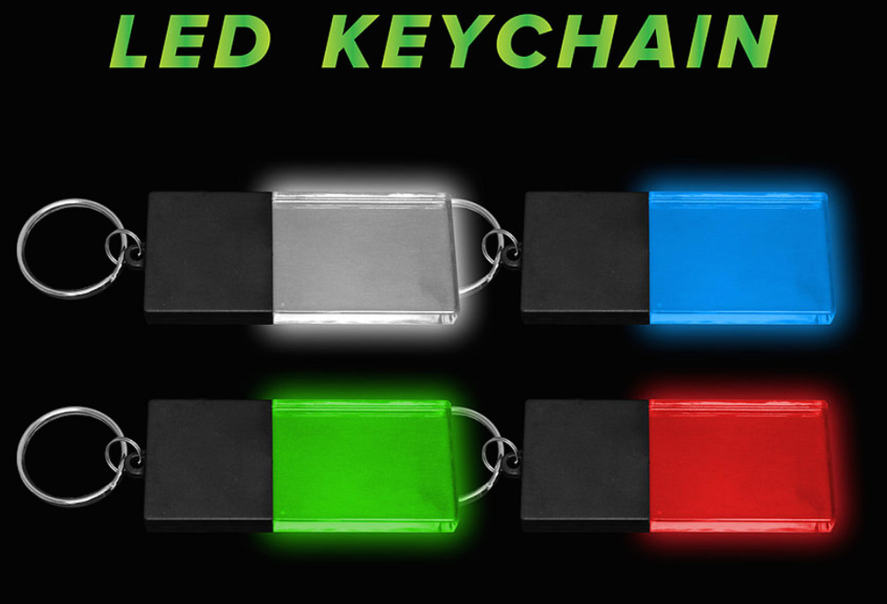 Personalized light up keychains clearance