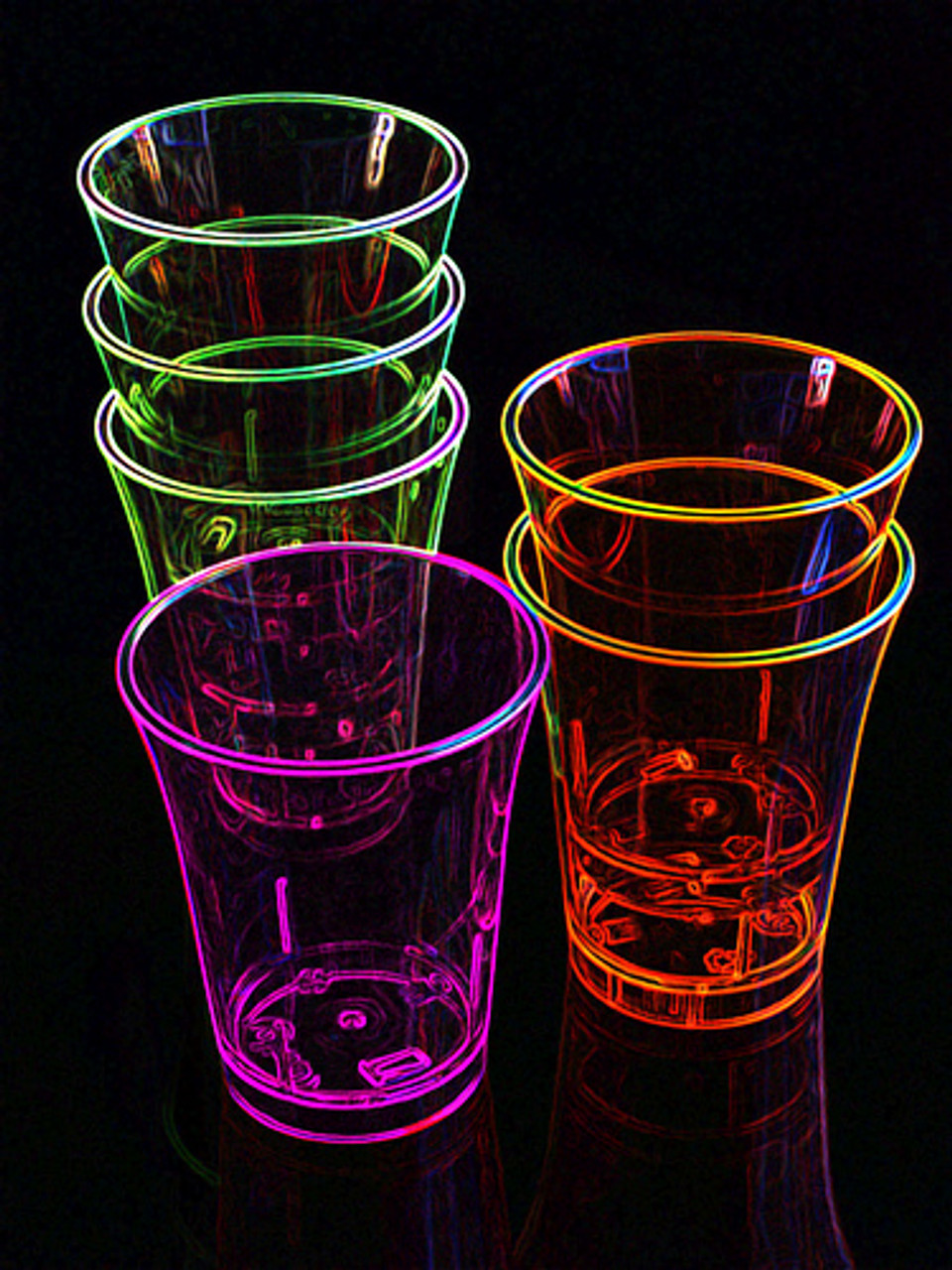 glow shot glasses