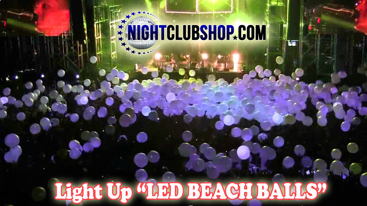 lighted beach balls