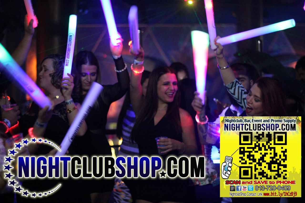 LED Foam Sticks, LED, Glow ,batons, Custom Printed, Branded ,with your info,logo,text, or, Art