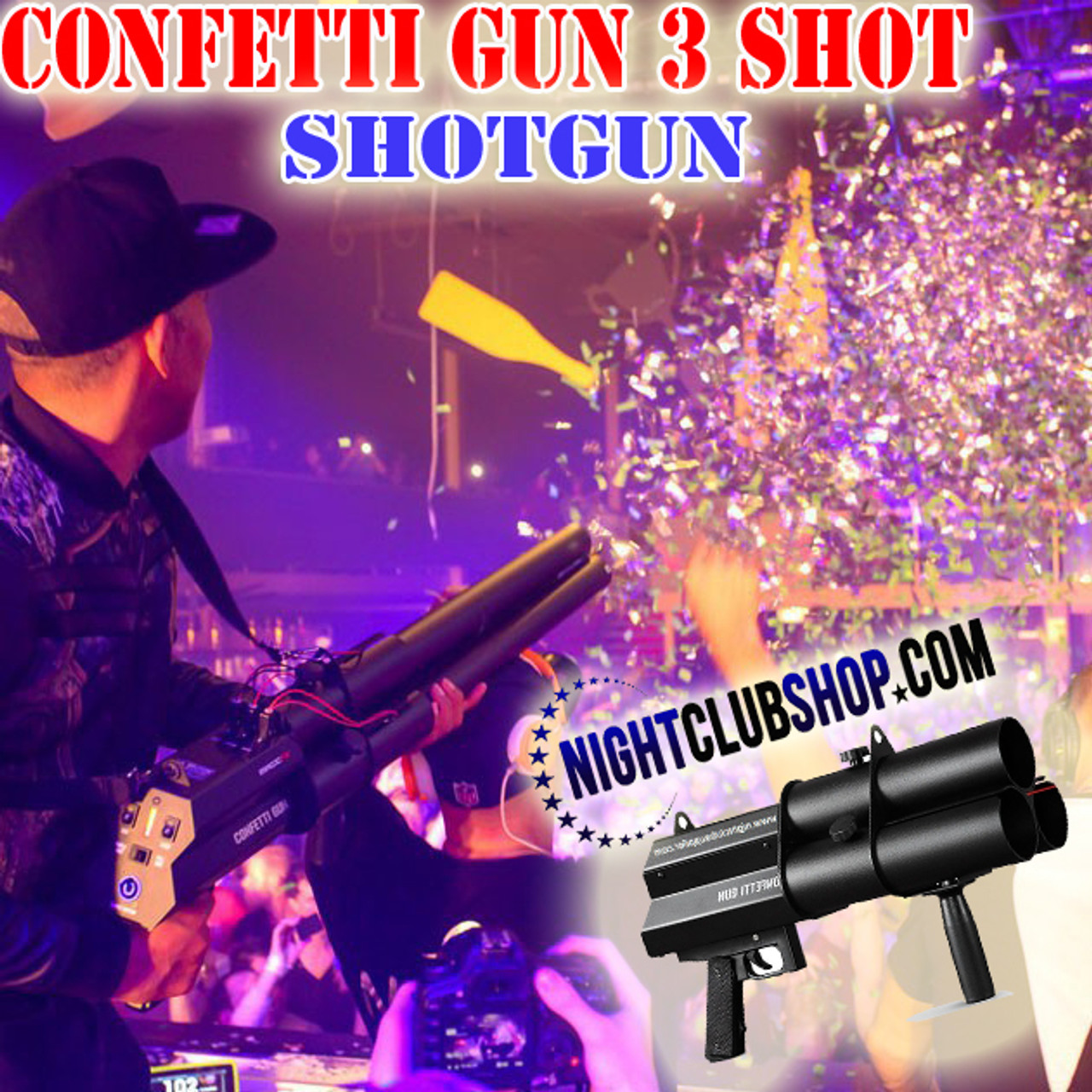 Confetti, shotgun, Cannon, Gun, Shot Gun, Launcher, E Cartridge, shoot, launch, Confeti, Blast, Shot
