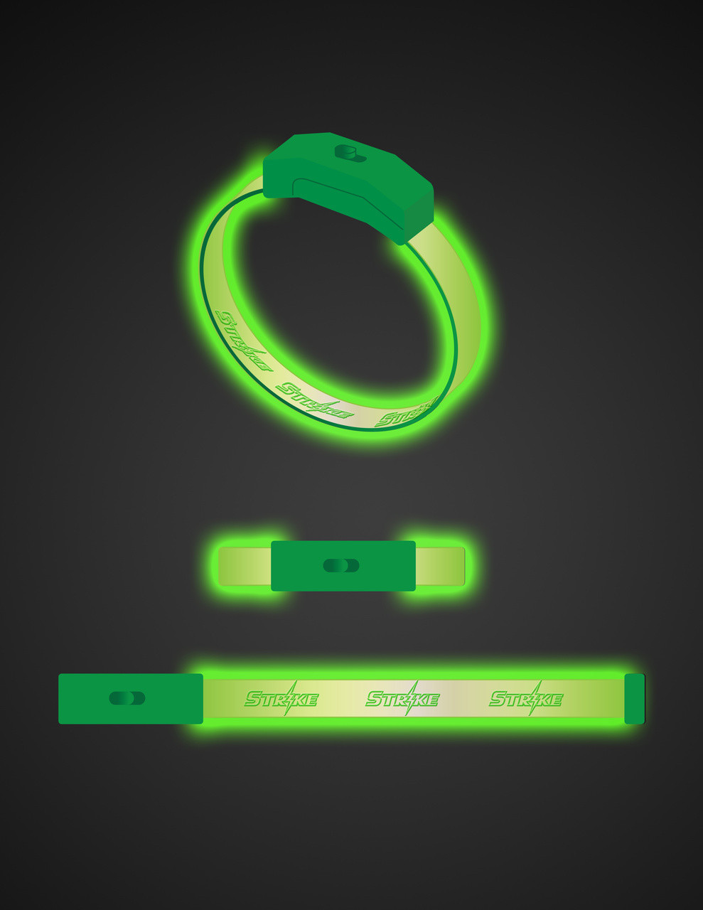 LED, Band, Bracelet, Wristband, engraved, custom, Light up