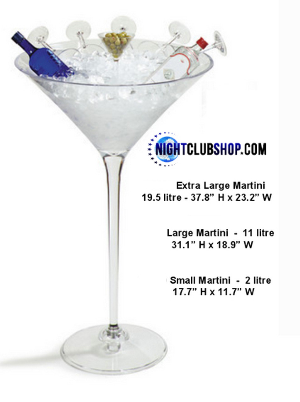 JUMBO HUGE DRINK CUPS - MARTINI CUP, MARGARITA BOWL, WINE GLASS or