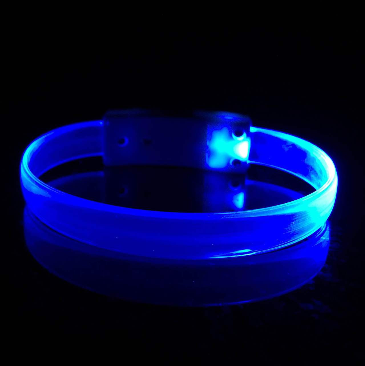 LED, Wristband, Glow, Bracelet, Light up, Silicon, LED Wristband, Nightclub,blue