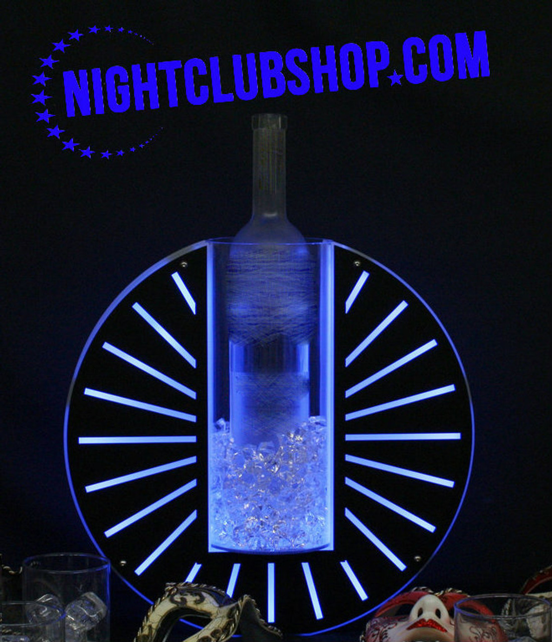 Eclipse,VIP, Bottle, service,presenter,LED,carrier, Tray, Plaque, custom, Nightclub, Club, Liquor, Caddy, Ring, case, delivery