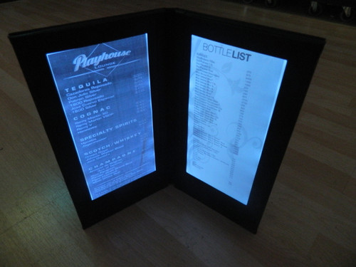 LED, Menu, light up, backlit, glow, illuminated, glowing, LED MENU