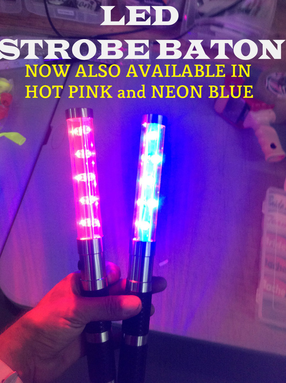 LED STROBE BATON ,ELECTRONIC BOTTLE SERVICE SPARKLER LED WORKING LIGHT BATON